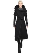 Gareth Pugh Double Wool Coat - Lyst