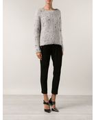 Narciso Rodriguez Dotted Sweater - Lyst