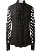 Prabal Gurung Black Silk Shirt - Lyst