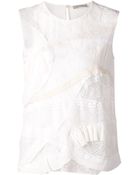 Nina Ricci Lace Top - Lyst