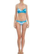 Mikoh Swimwear Underwaterseaprint Bra Top - Lyst