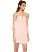 Zimmermann Silk V Dress - Pearl - Lyst
