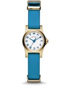 Marc By Marc Jacobs Henry Dinky Leather Strap Watch 21mm - Lyst