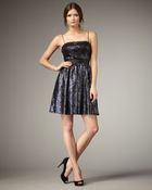 Aidan By Aidan Mattox Sequined Fit-And-Flare Dress - Lyst