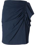 MSGM Twist Detail Pencil Skirt - Lyst