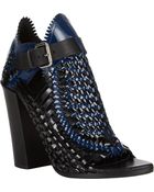 Proenza Schouler Woven Ankle Booties - Lyst