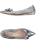 Miu Miu Ballet Flats - Lyst