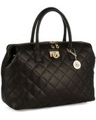 DKNY Quilted Leather Shopper - Lyst