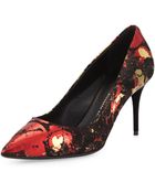 Giuseppe Zanotti Yvette Foil Point-Toe Pump - Lyst