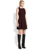 Proenza Schouler Wool Jersey Pleat Dress - Lyst