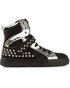 DSquared2 Studded Hi-Top Sneakers - Lyst