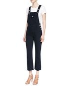 Alexa Chung For AG The Tennessee Cropped Denim Overalls - Lyst