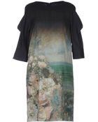 Class Roberto Cavalli Short Dress - Lyst