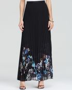 Charlie Jade Maxi Skirt - Floral Pleated - Lyst