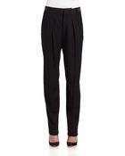 Helmut Lang Contrasttrimmed Straightleg Pants - Lyst