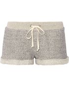 Enza Costa Cotton French Terry Shorts - Lyst