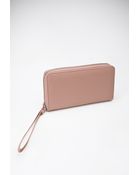 Forever 21 Zippered Faux Leather Phone Wallet - Lyst