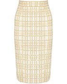 L'Wren Scott Sequined Silk Pencil Skirt - Lyst