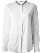 Brunello Cucinelli Poplin Shirt - Lyst