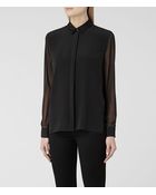 AllSaints Sine Shirt - Lyst