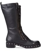 DKNY Halen Laceup Tall Boots - Lyst