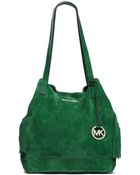 Michael Kors Ashbury Suede Extra-Large Shoulder Bag - Lyst