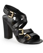 Ivanka Trump Itberni Strappy Leather Sandals - Lyst