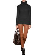 Ralph Lauren Black Label Cashmere Turtleneck Pullover - Lyst