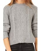 3.1 Phillip Lim Mixed Cable Pullover - Lyst