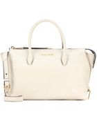 Miu Miu Leather Tote - Lyst