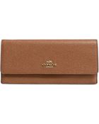 Coach Soft Embossed Wallet - Lyst