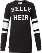 Zoe Karssen Belle Heir-Print Sweatshirt - Lyst