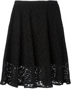 MSGM Lace Skirt - Lyst