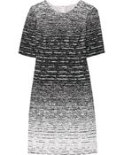 Oscar de la Renta Dégradé Tweed Dress - Lyst