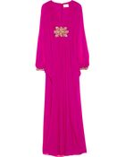 Marchesa Embellished Silkchiffon Gown - Lyst