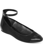 BCBGeneration Bray Mesh Ankle Strap Flats - Lyst