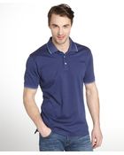 Robert Graham Navy 'Mcenroe' Cotton Polo Shirt - Lyst