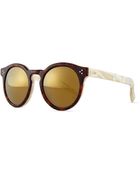 Illesteva Leonard Ii Round Mirror Sunglasses - Lyst