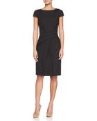 Michael Kors Cap-Sleeve Dress With Draping - Lyst