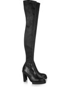 Acne Studios Revery Leather Over-The-Knee Boots - Lyst
