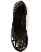 Tory Burch Logo Ballerina - Lyst