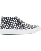 Pierre Hardy White Cube Slip_On Sneakers - Lyst