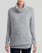 Three Dots Marled Knit Turtleneck Sweater - Lyst