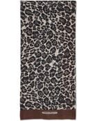 Ferragamo Large Leopard Print Shawl - Lyst