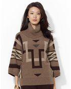 Lauren by Ralph Lauren Wool-blend Turtleneck - Lyst