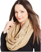 Michael Kors Michael Perforated Logo Infinity Scarf - Lyst