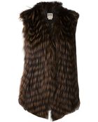 Haute Hippie Long Vest - Lyst