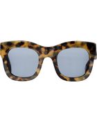 Illesteva Hamilton Tortoise Sunglasses - Lyst