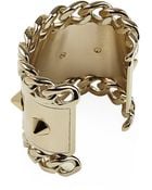 Givenchy Stud And Chain Cuff - Lyst