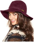 Vince Camuto Heathered Wool Felt Panama Hat - Lyst